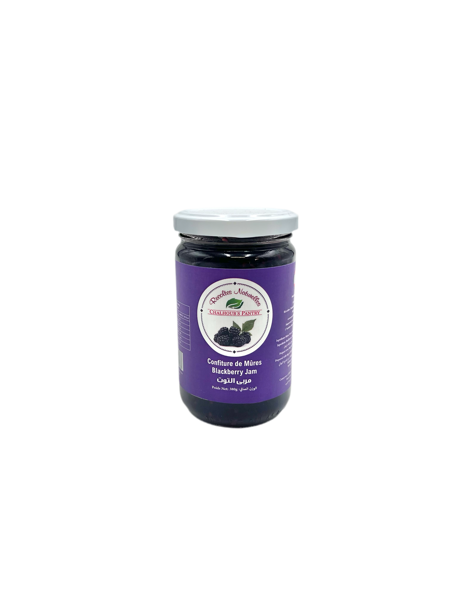 CHALHOUB - CONFITURE DE MURES - 380g