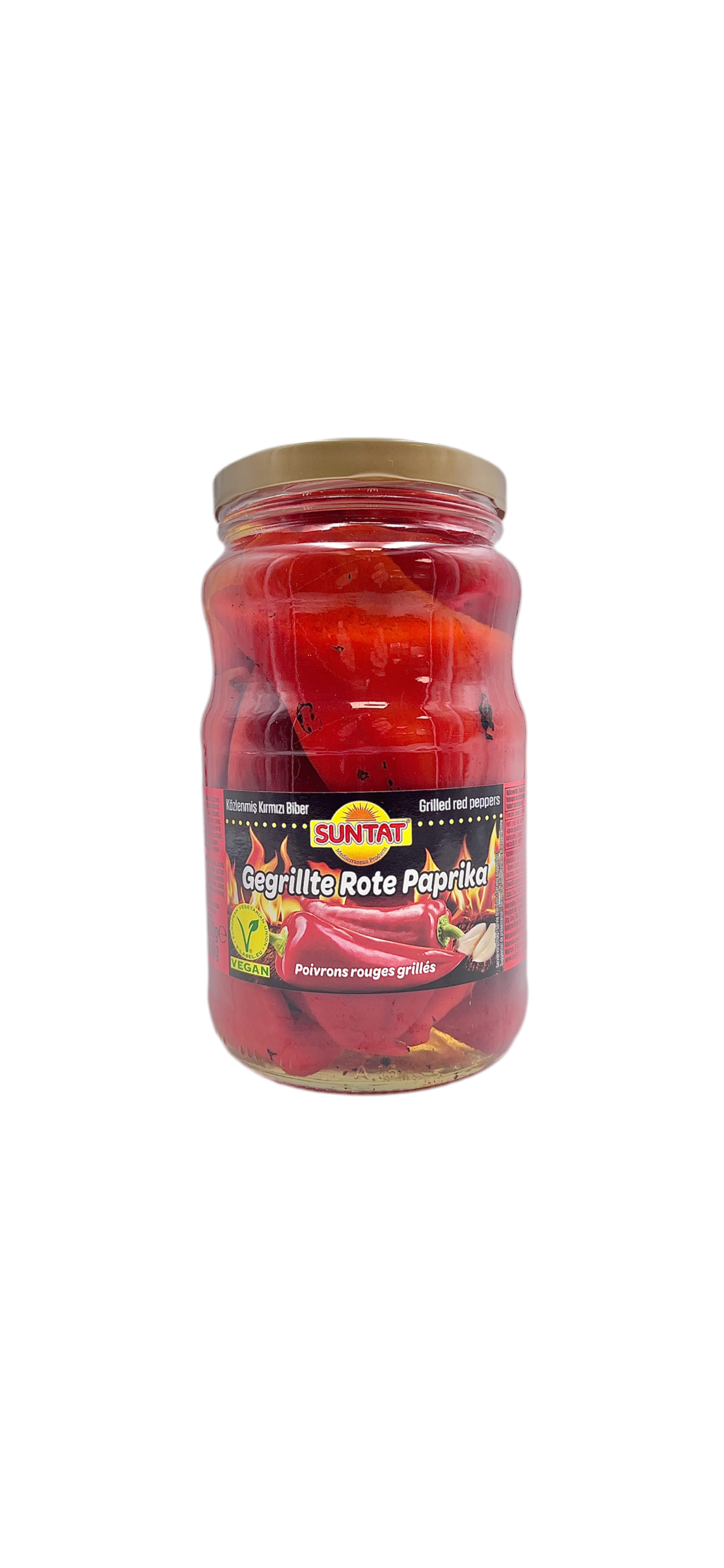 SUNTAT - POIVRONS ROUGES GRILLÉS - 1,7kg
