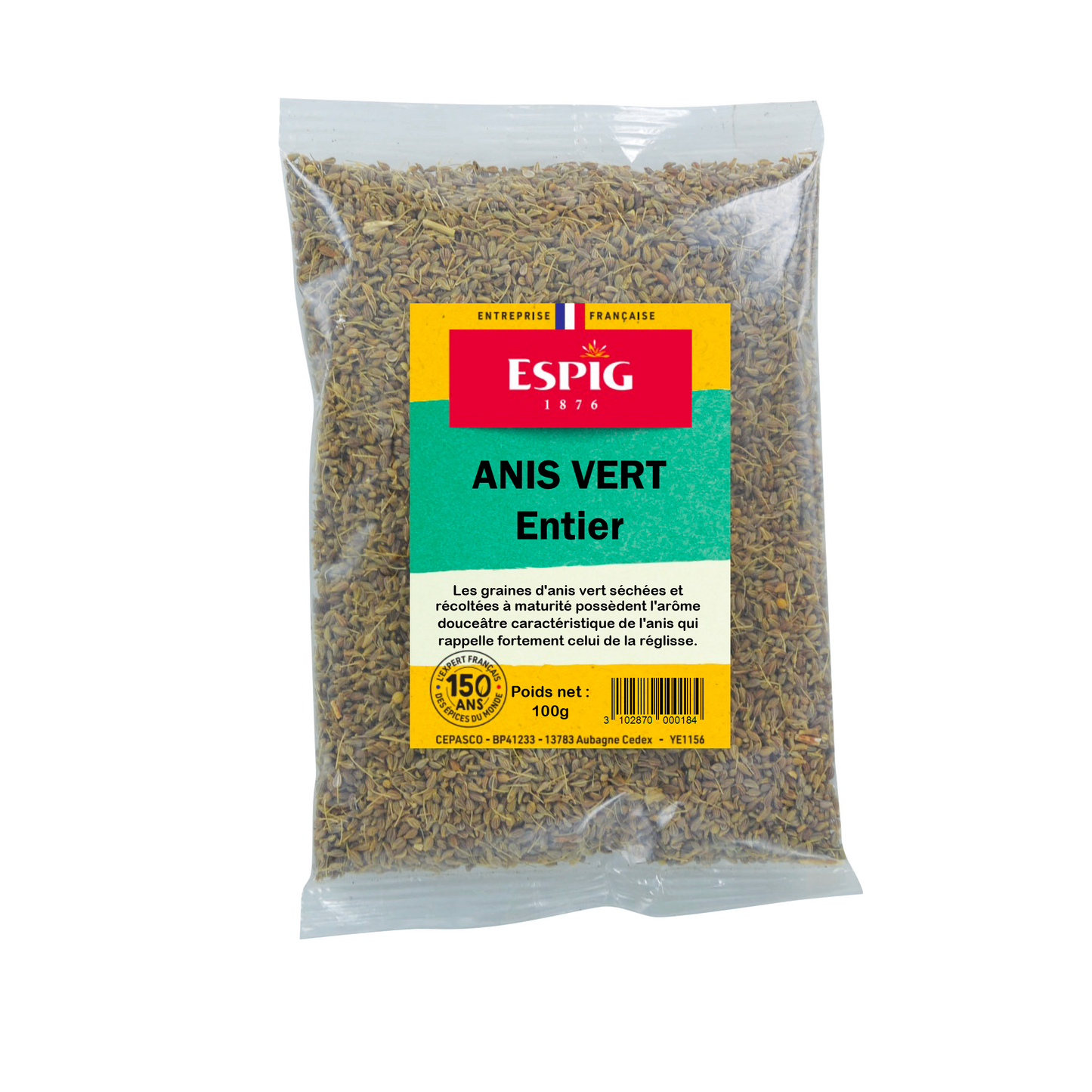 ESPIG - ANIS VERT ENTIER - 100g
