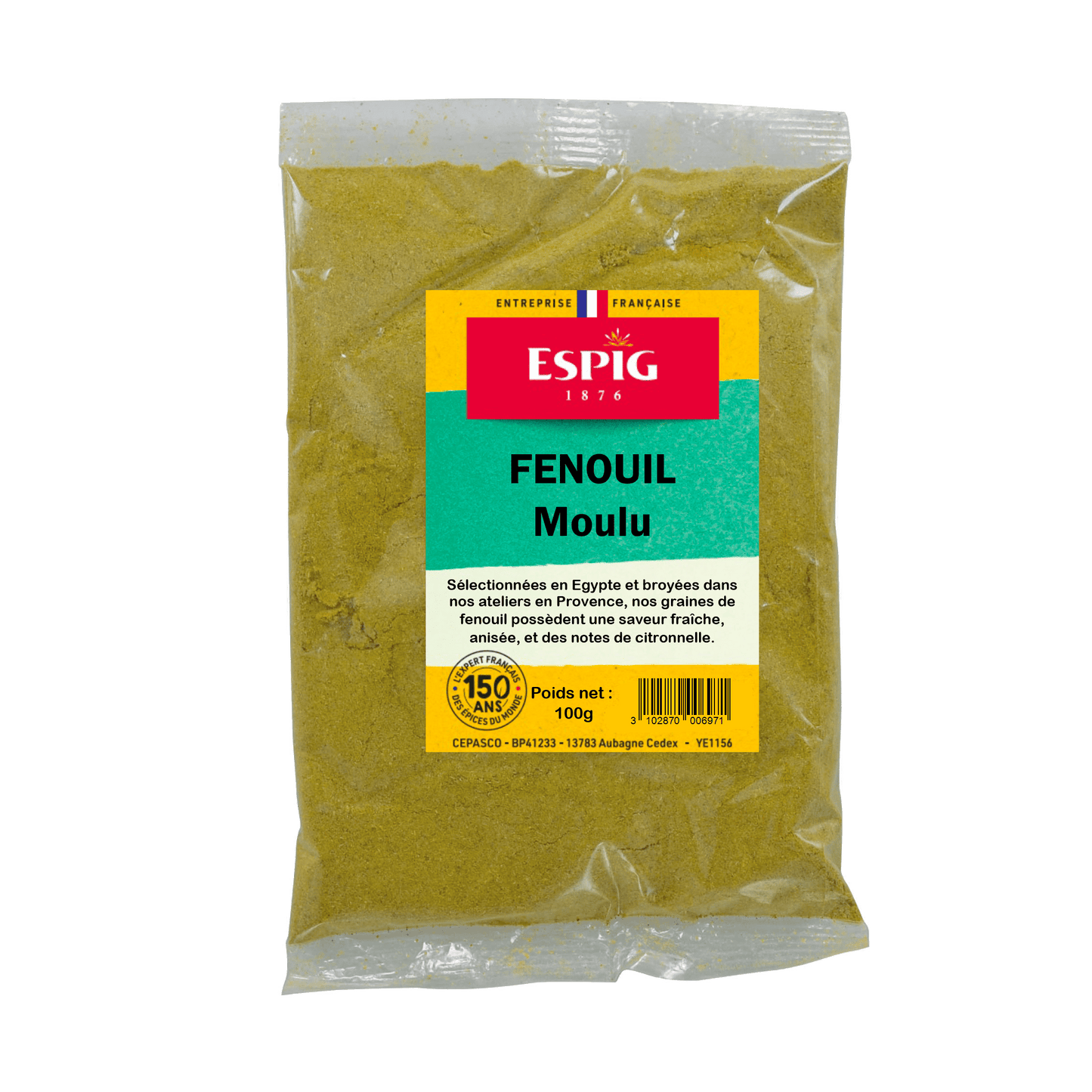 ESPIG - FENOUIL MOULU - 100g