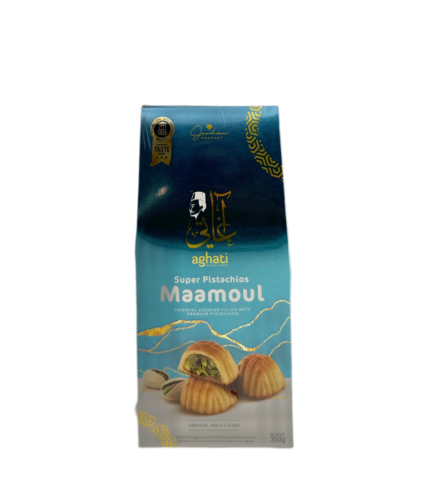 AGHATI - MAAMOUL À LA PISTACHE - 350g
