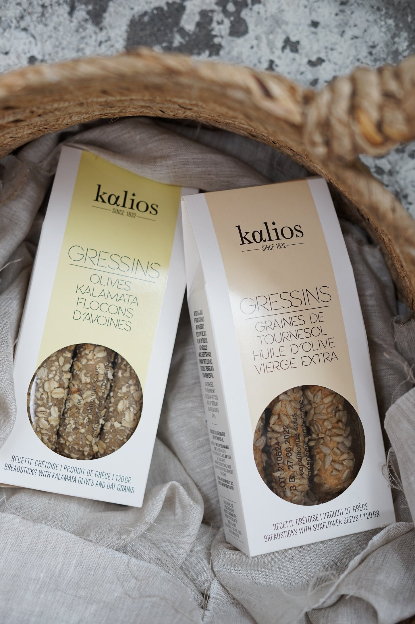 KALIOS - GRESSINS OLIVES - 120g