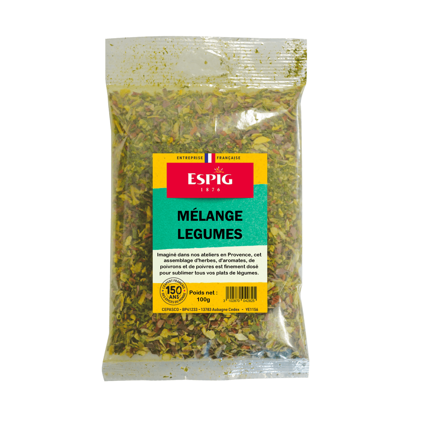ESPIG - ASSAISONNEMENT LEGUMES - 100g