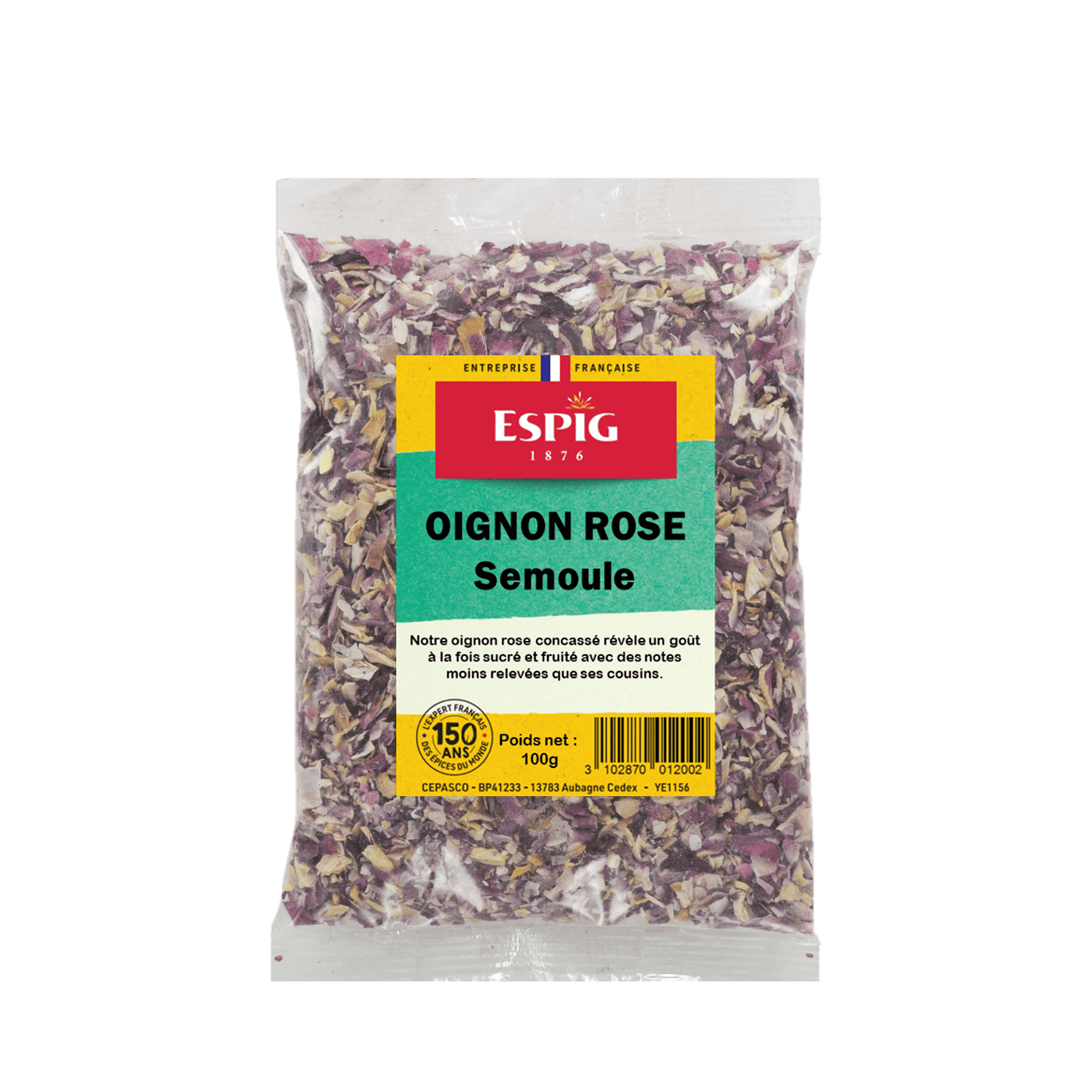 ESPIG - OIGNON ROSE SEMOULE - 100g