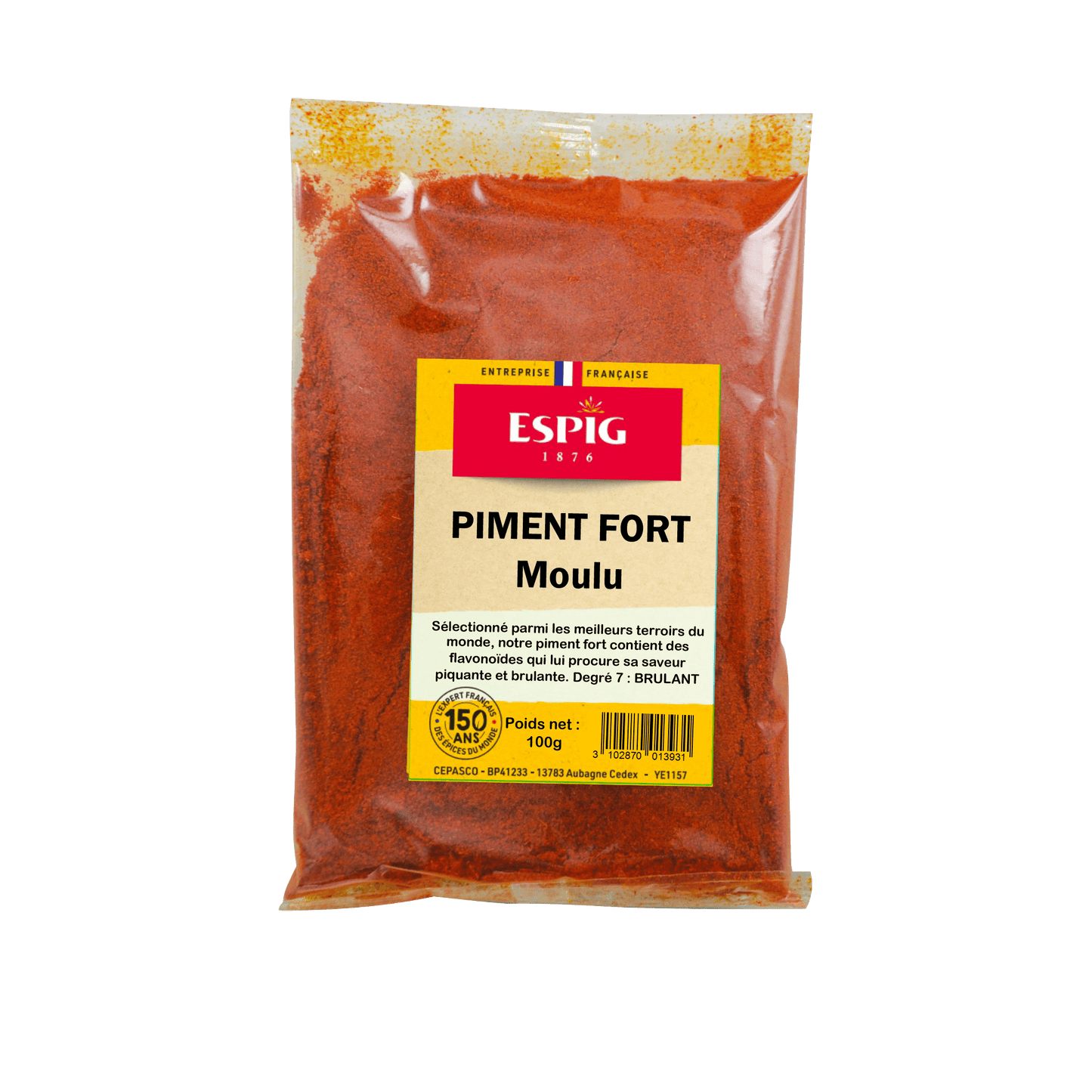 ESPIG - PIMENT FORT MOULU - 100g