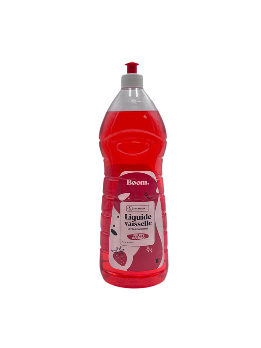 BOOM - LIQUIDE VAISSELLE FRUIT ROUGE - 1L
