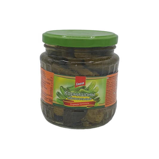 EMELA - CORNICHONS SALÉS - 580g