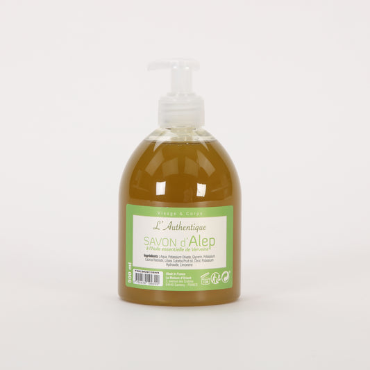 ALEPIA - SAVON D'ALEP LIQUIDE HE VERVEINE - 500ml